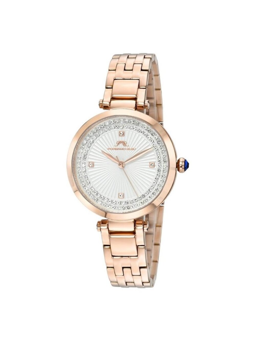 NWT Porsamo Bleu Natalie Quartz White Dial Ladies Watch